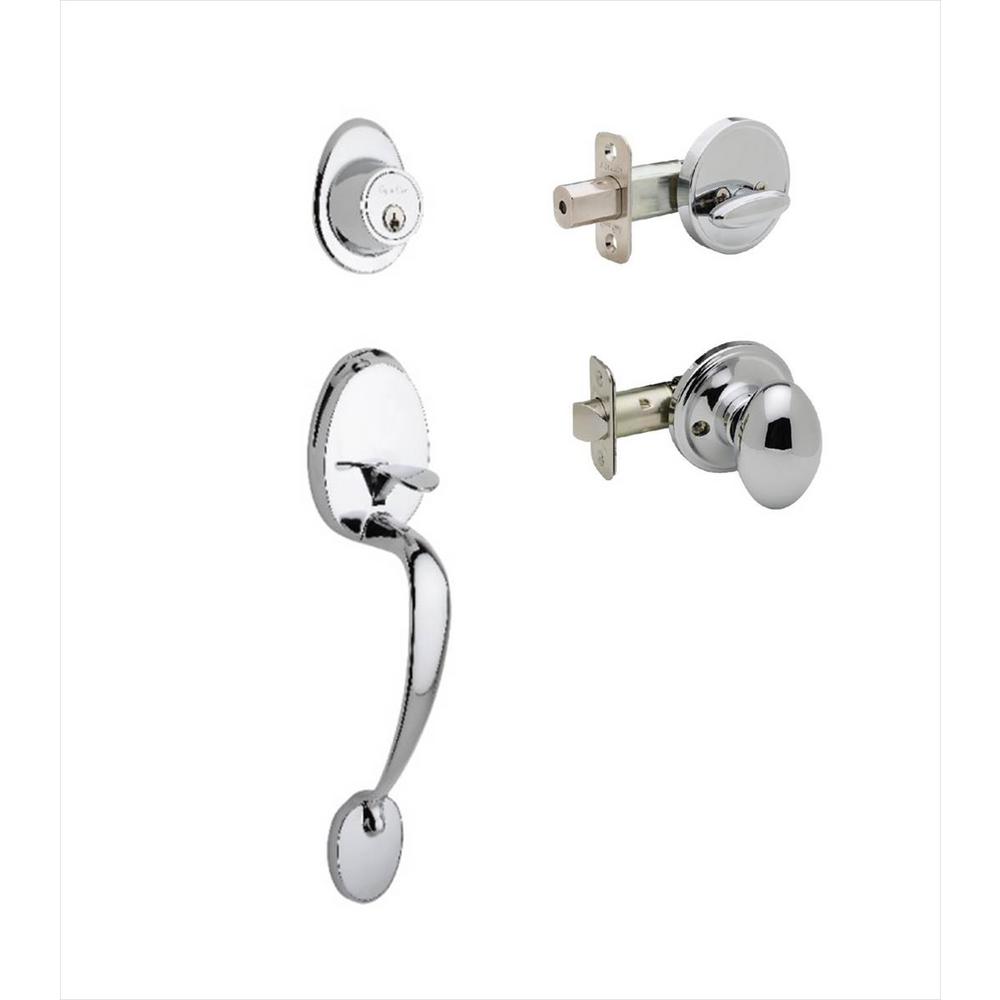 Copper Creek Colonial Polished Stainless Door Handleset And Egg Knob Trim Cz2610xek Ps The 5701