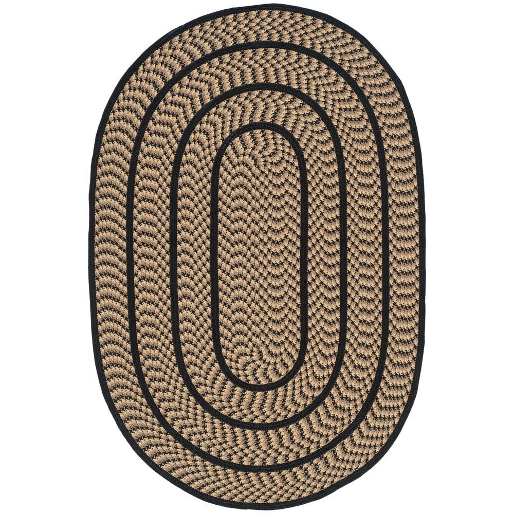 Safavieh Braided Tan Multi 4 Ft X 6 Area Rug Brd314a The Braided Beige Black 4 Ft X 6 Oval Area Rug