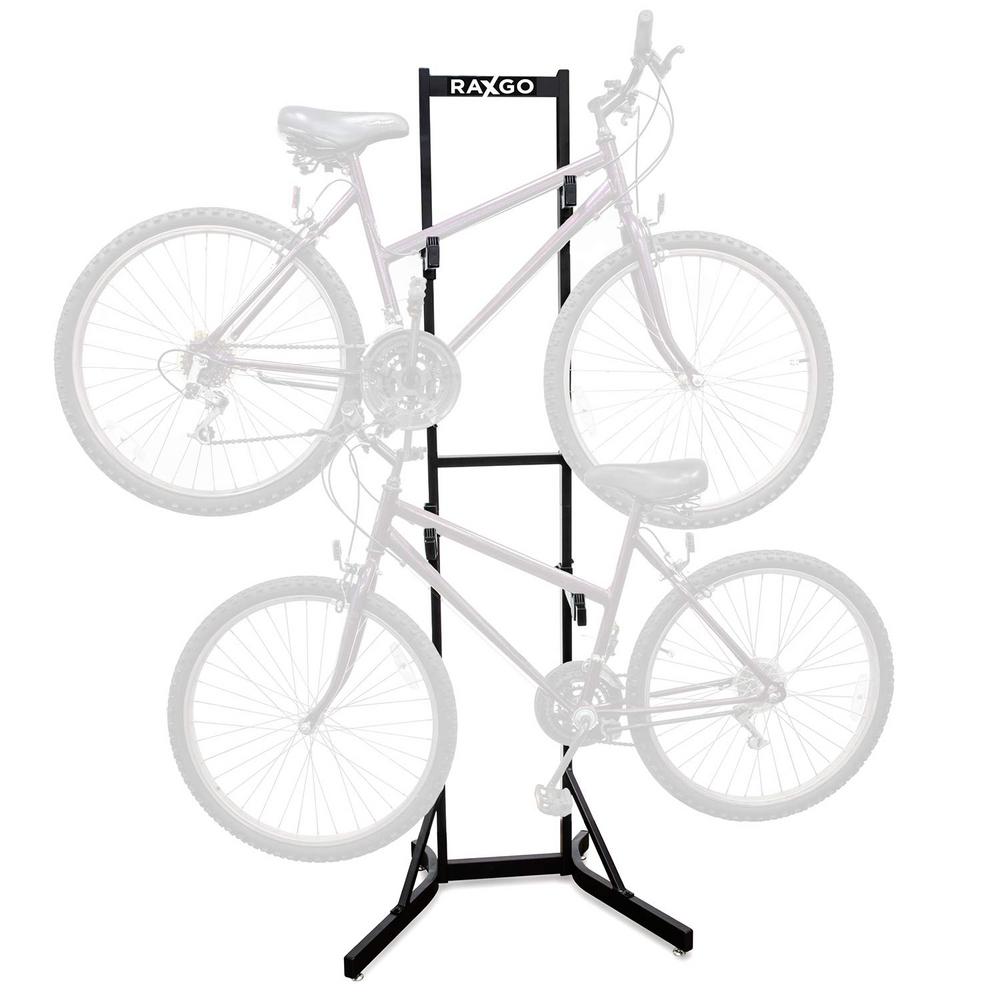 two bike standing rack