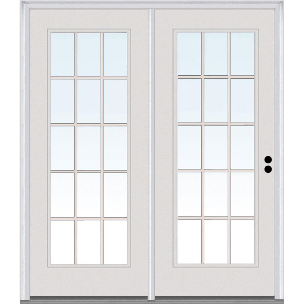 68 X 80 Patio Doors Exterior The Home Depot 71 In X 81 75 Classic Clear Gbg Majestic Steel Left Hand