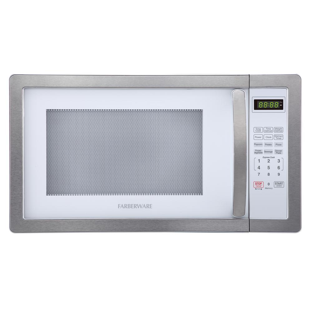 Farberware Classic 1.1 Cu. Ft. 1000-Watt Countertop Microwave Oven ...