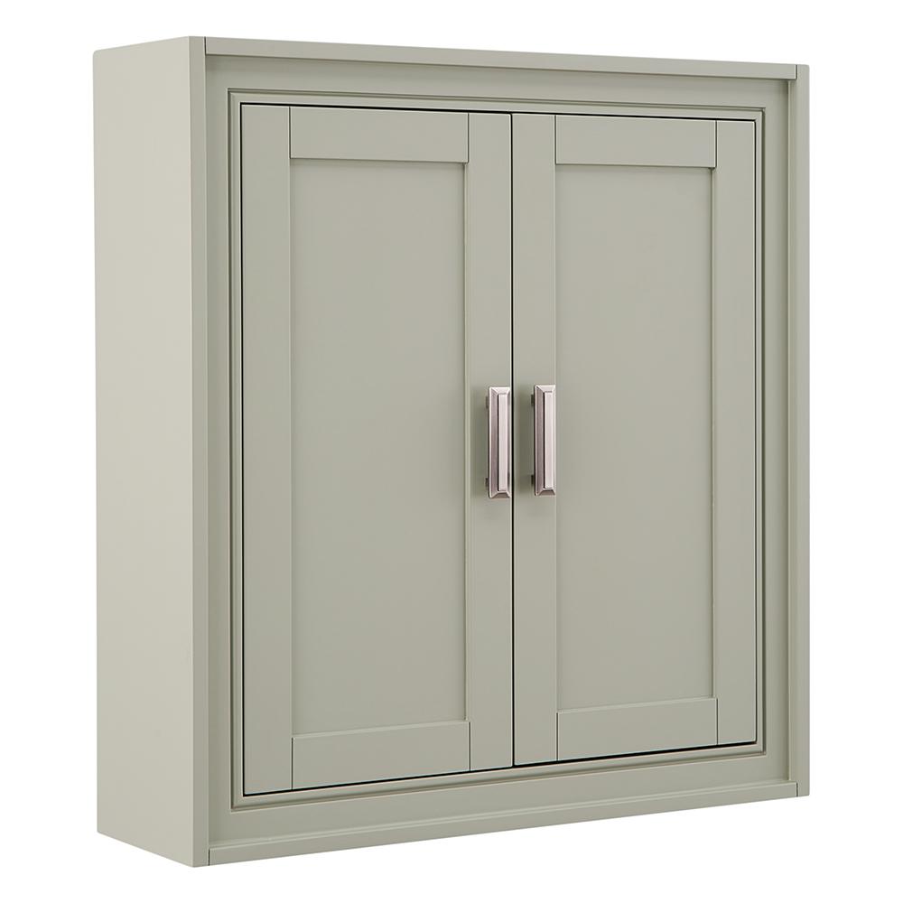 Sage Green Bathroom Cabinets Storage Bath The Home Depot H Wall Cabinet In Sage Green