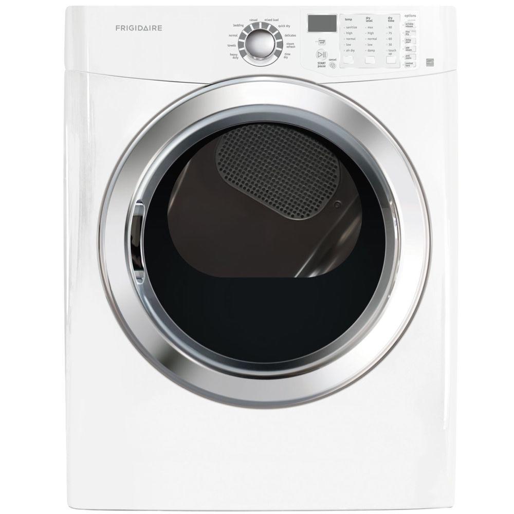 frigidaire-7-0-cu-ft-electric-dryer-with-steam-in-classic-white