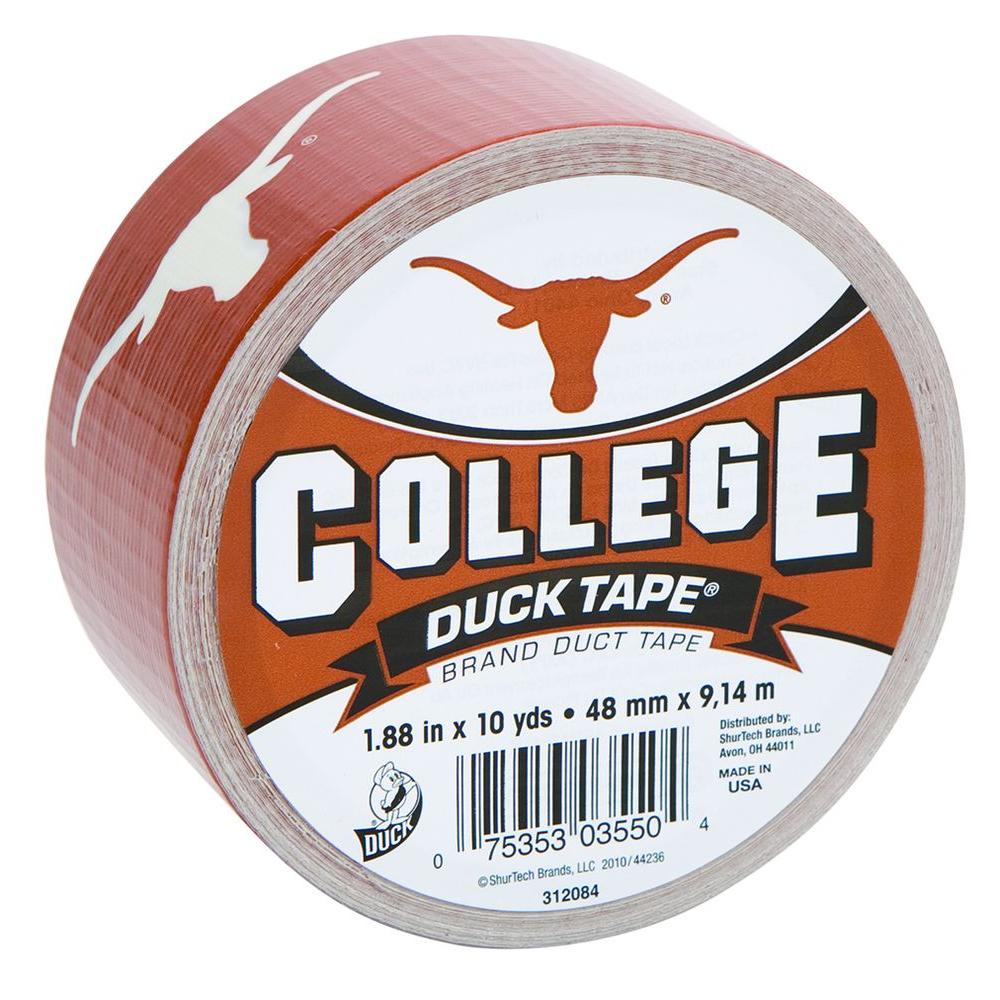 UPC 075353035504 product image for Duct Tape: Duck Adhesives & Fillers College 1-7/8 in. x 30 ft. University of Tex | upcitemdb.com