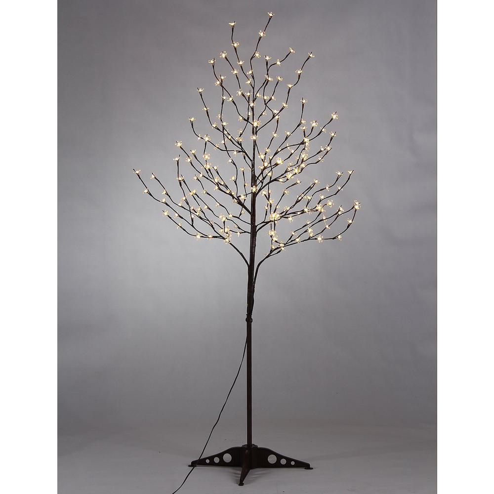 proHT 6 ft. 3Watt Cherry Blossom Tree with 208 Warm LED Lights