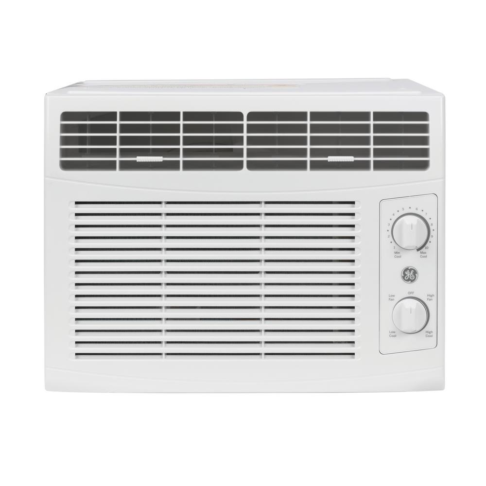 GE 5,000 BTU 115-Volt Window Air Conditioner for 150 Square Foot Rooms in White