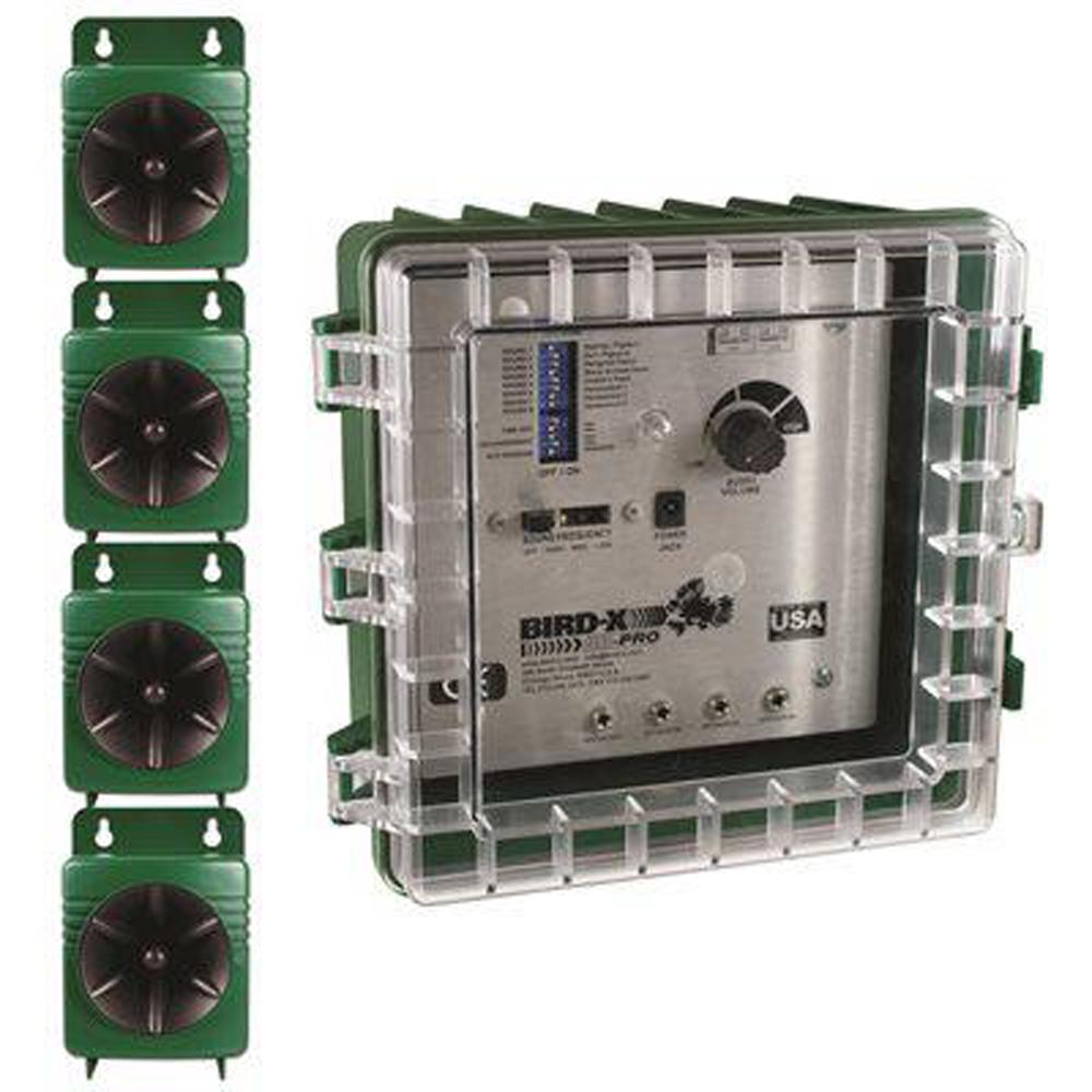 BirdX Broadband Pro Electronic Bird Repeller System Sonic Ultrasonic