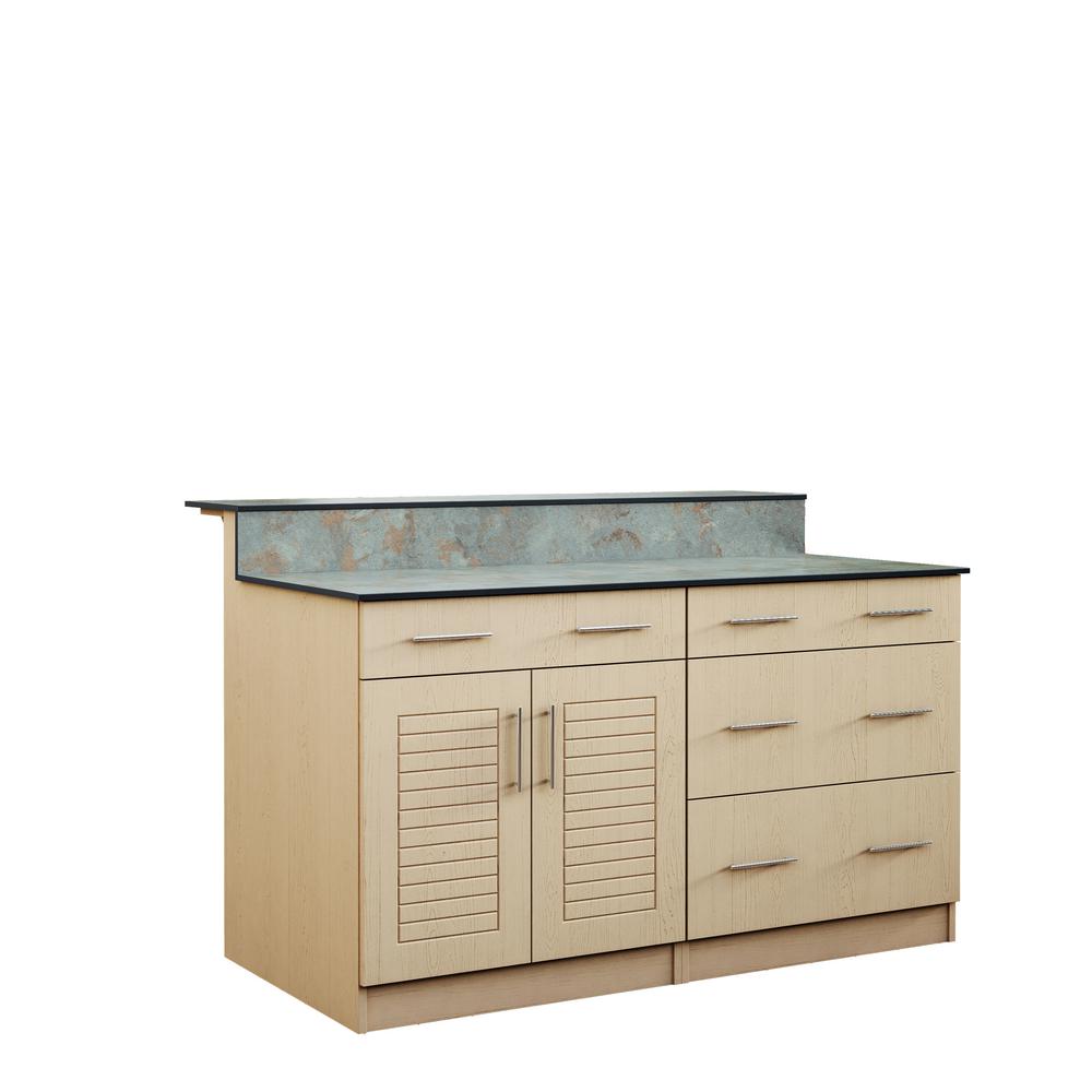 Beige Outdoor Kitchen Cabinets Storage The Outdoor Bar Cabinets With Countertop 2 Door And