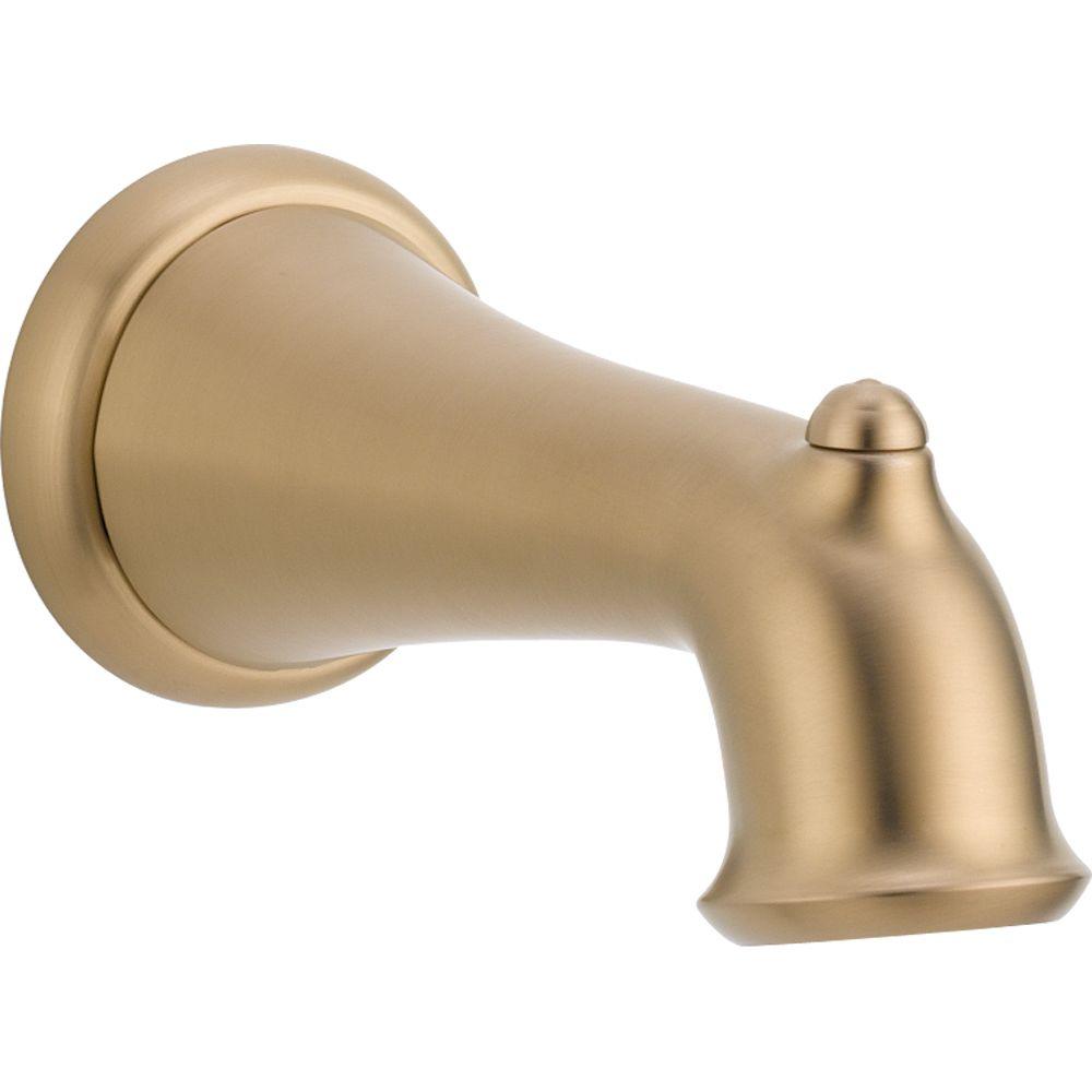 delta champagne bronze waste and overflow