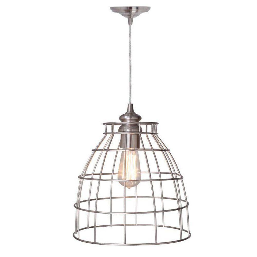  Home  Decorators  Collection Dovecote 1 Light  Nickel 