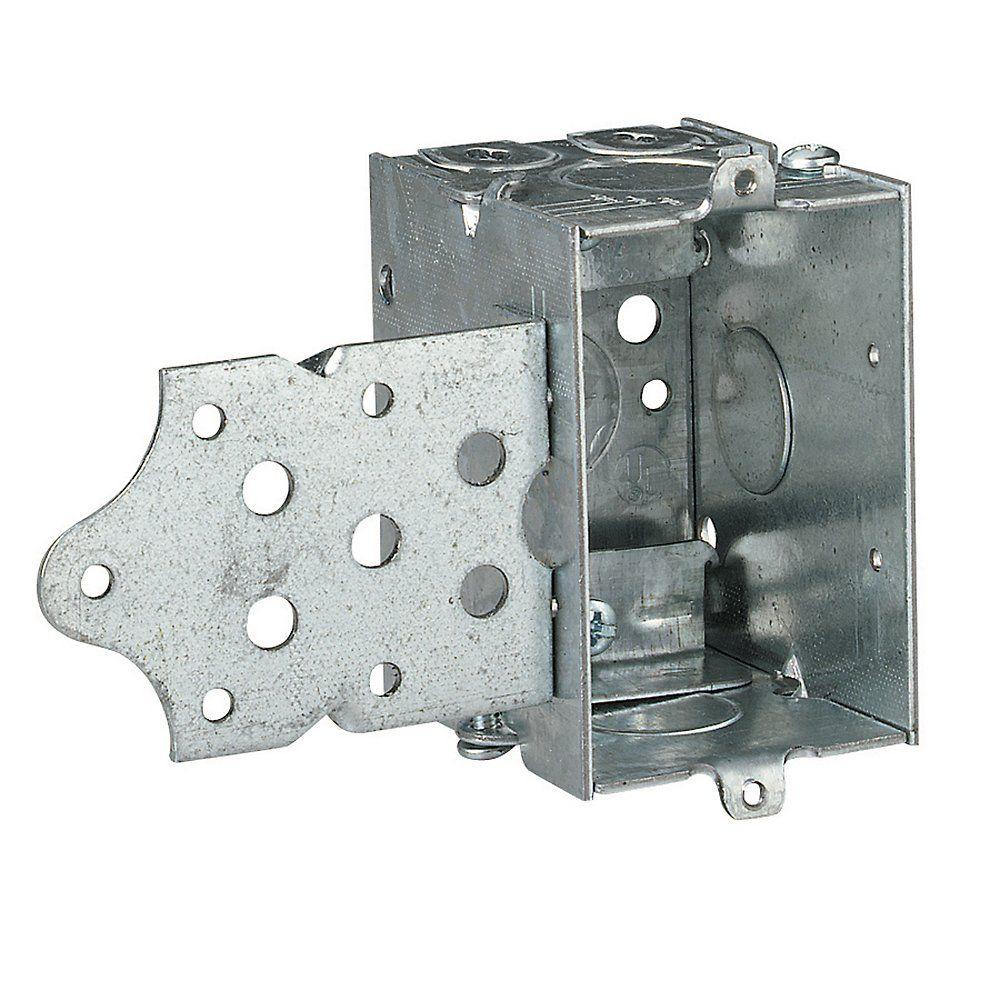 3 in. x 2 in. Deep Gangable 12.5 cu. in. Switch Box (Case of 20)806SW