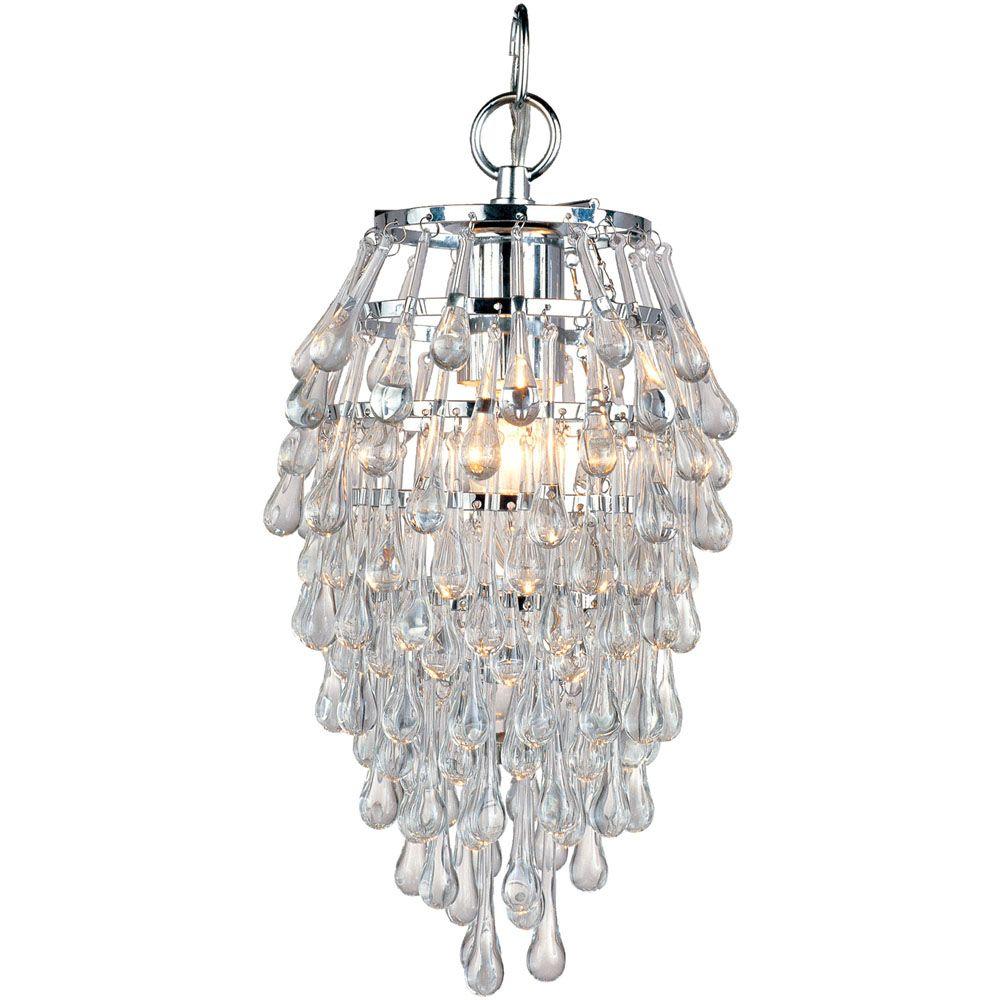 modern teardrop chandelier