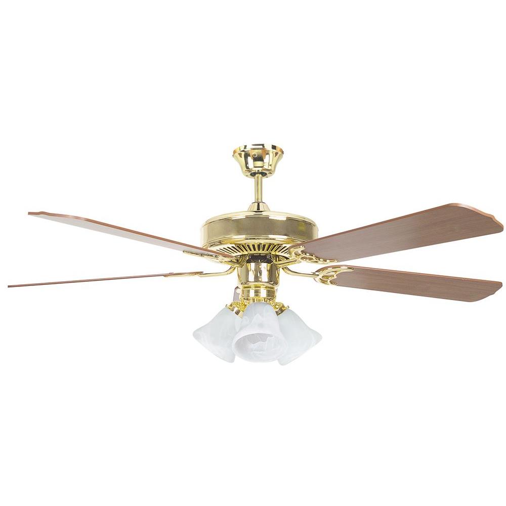 Concord Fans Heritage Home Series 52 In Indoor Polished Br Concord Fans Heritage Home Series 52 In
