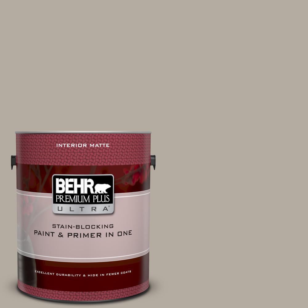 Behr Premium Plus Ultra 1 Gal Ul260 8 Perfect Taupe Matte Interior Behr Premium Plus Ultra 1 Gal Ul260 8 Perfect Taupe Matte Interior Paint