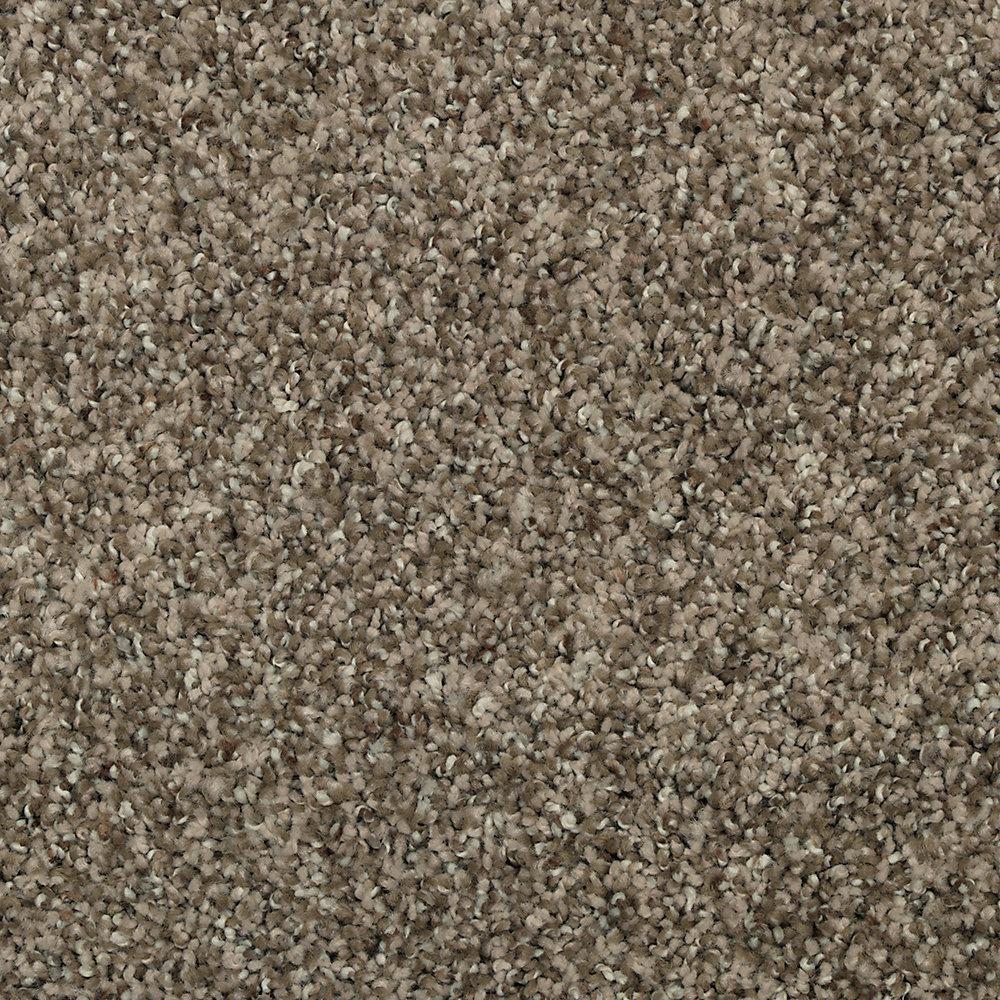 Mohawk Carpet Sample Barx II Color Hushed Taupe Textured 8 in. x 8 in.MO389179 The Home