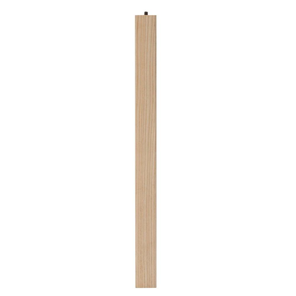 Waddell 21 In Hardwood Parsons Table Leg 2671 The Home Depot