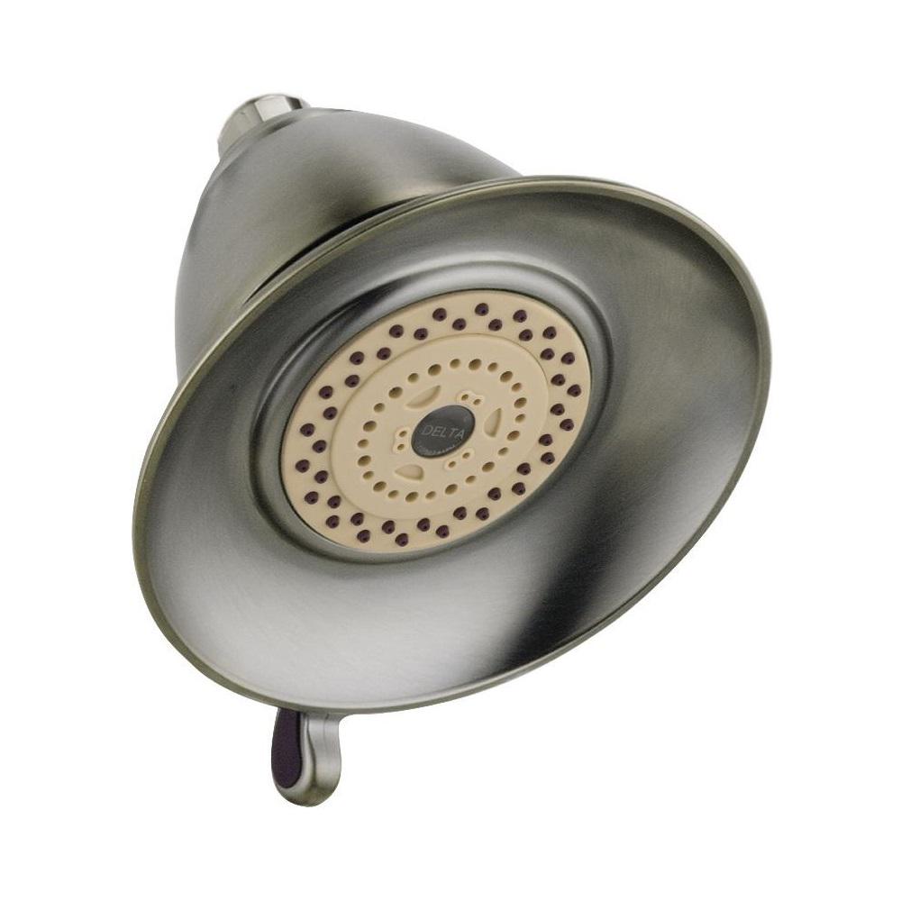 Delta Victorian 3Spray 51/2 in. TouchClean Shower Head in Stainless