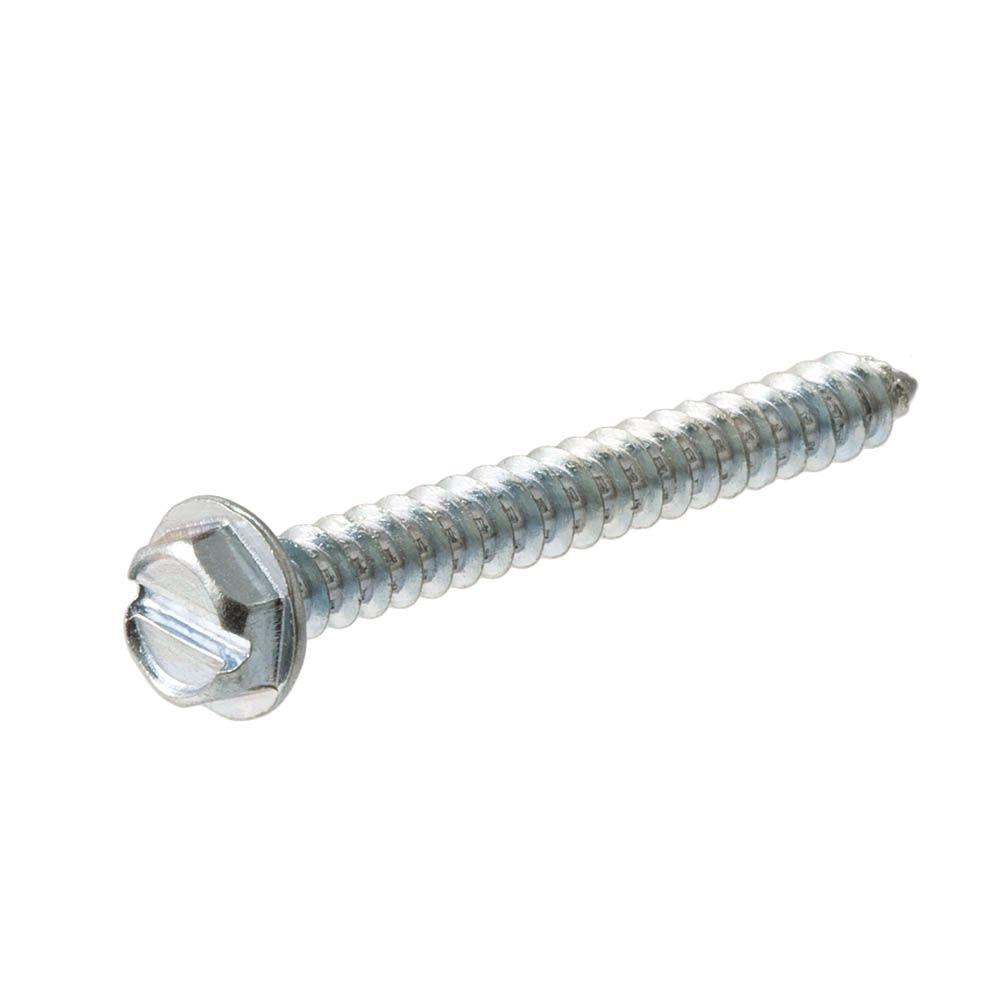 Pan Head #6-20 Thread Size 5//8 Length Zinc Plated Finish Slotted Drive Steel Thread Cutting Screw Pack of 100 Type 25