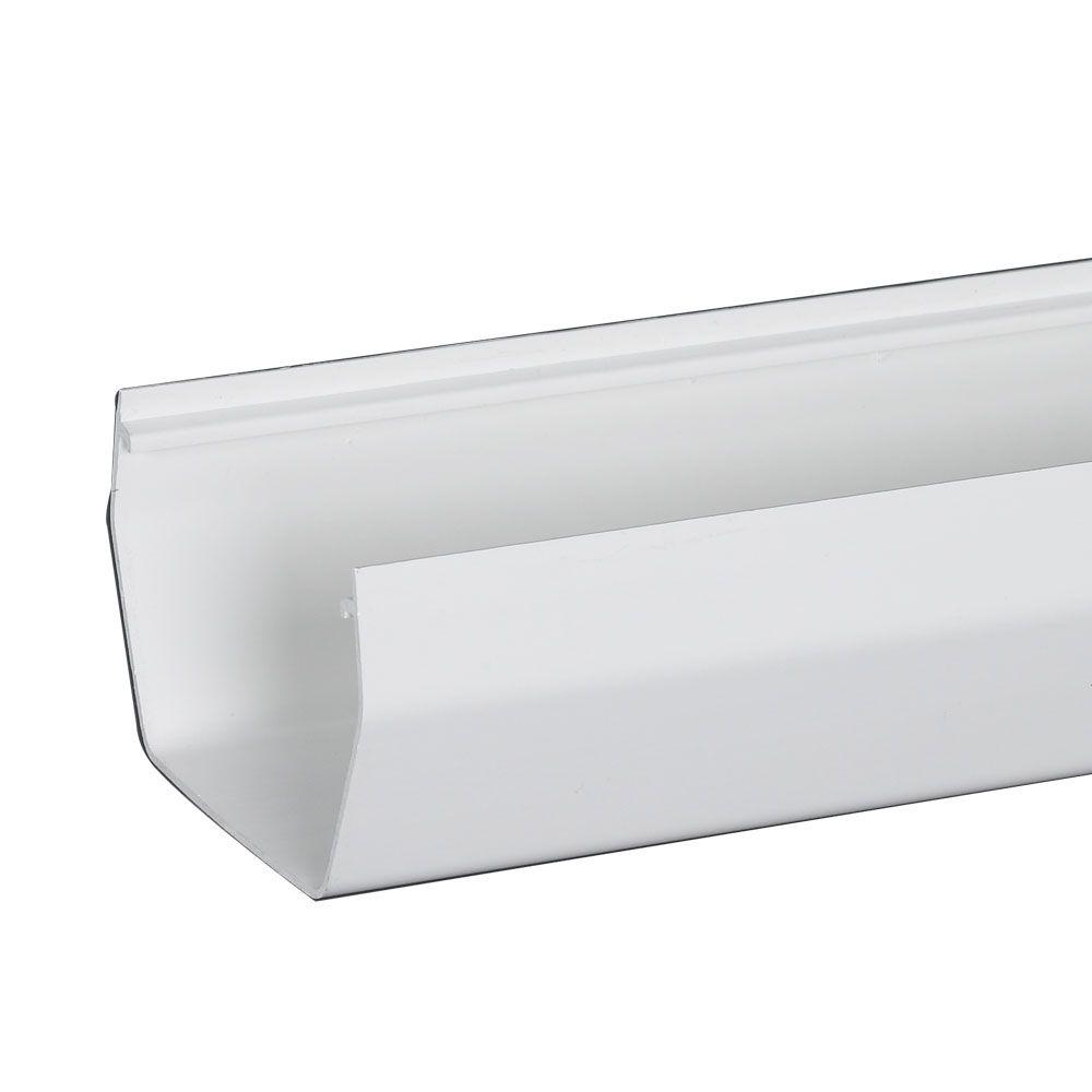 Amerimax Home Products 10 Ft White Traditional Vinyl Gutter M0573   Amerimax Home Products Gutters T0473 64 145 