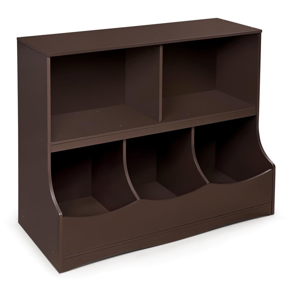 Badger Basket Multi Bin 37 In X 32 Espresso 5 Cube Organizer Badger Basket Multi Bin 37 In X 32 Espresso 5 Cube Organizer 98855 The Home Depot