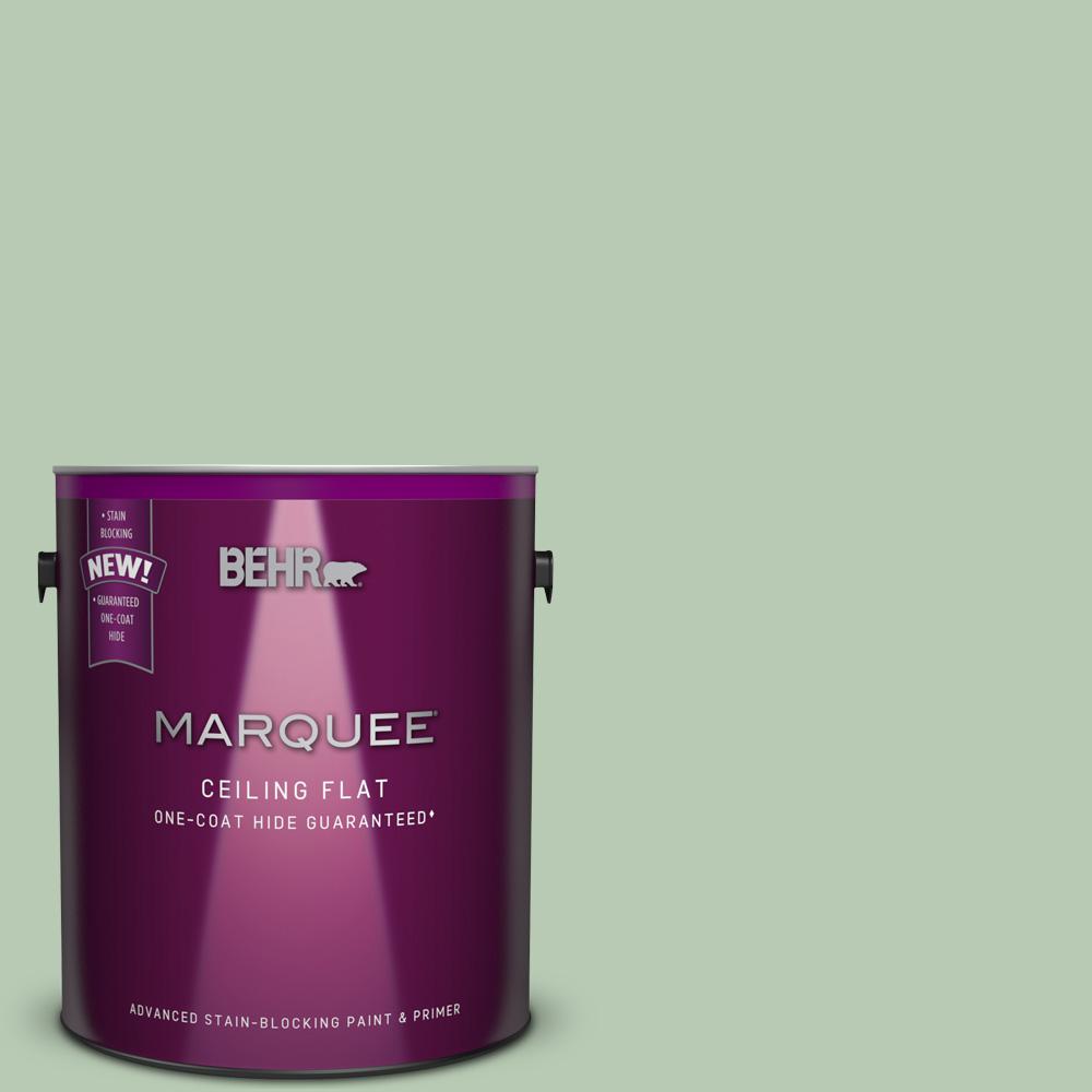 BEHR MARQUEE 1 gal. S4003 Tinted to Healing Aloe OneCoat Hide Flat