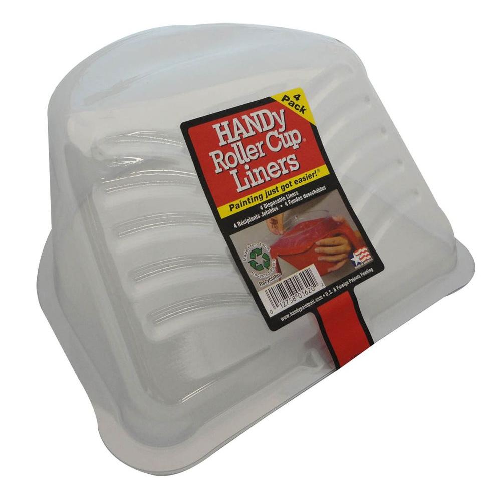 HANDy Paint Pail 1Pt. Sized Plastic Liner (4Pack)1620 The Home Depot