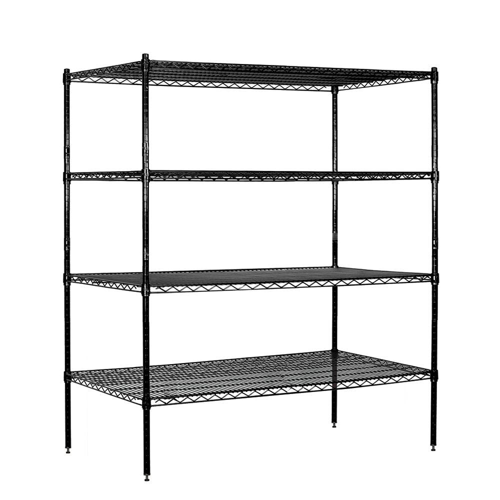 Black Wire 42 Or Greater Garage Storage Shelves 60 In W X 63 H 24 D Grade