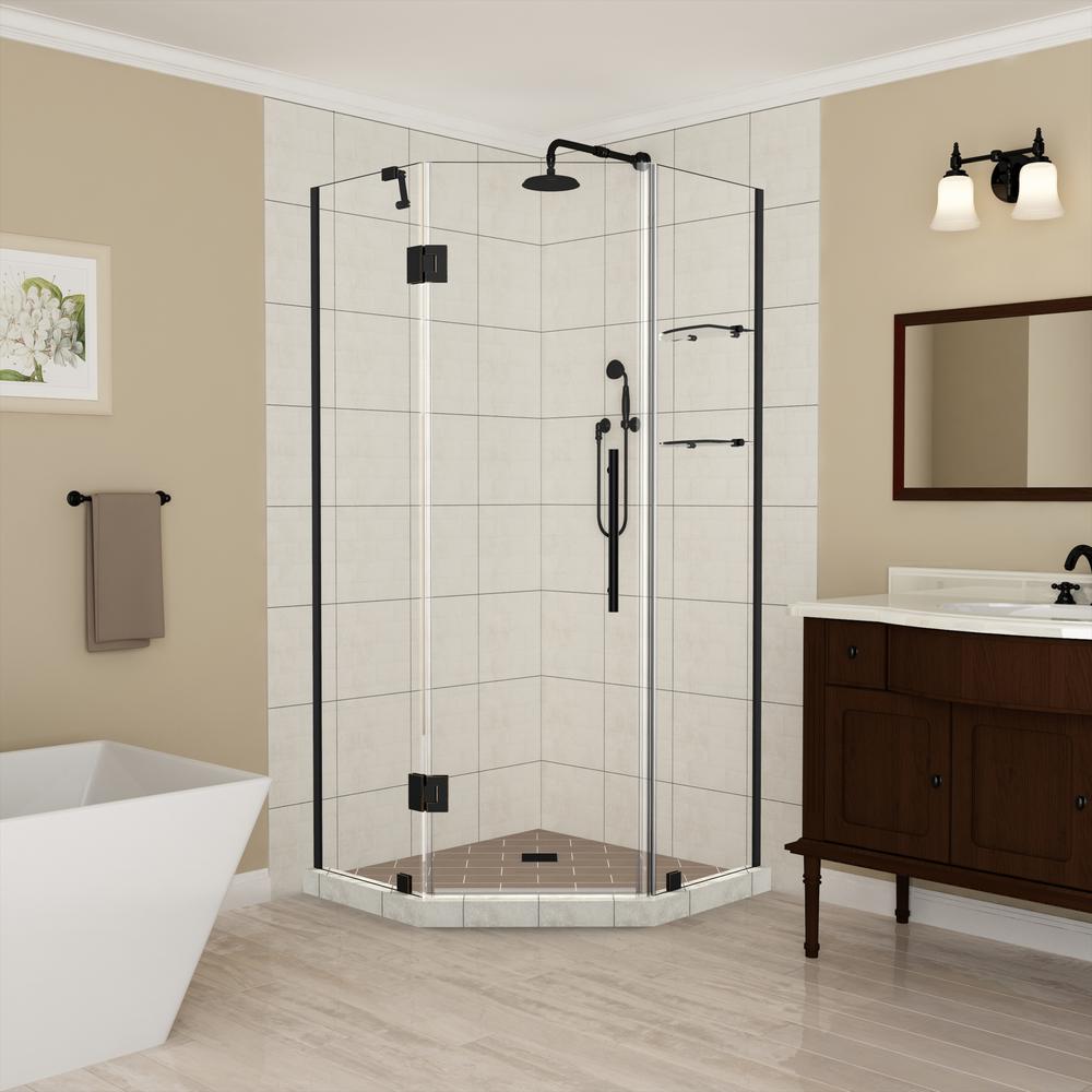 Aston Merrick GS 34 in. to 34.25 in. x 72 in. Frameless Hinged Neo
