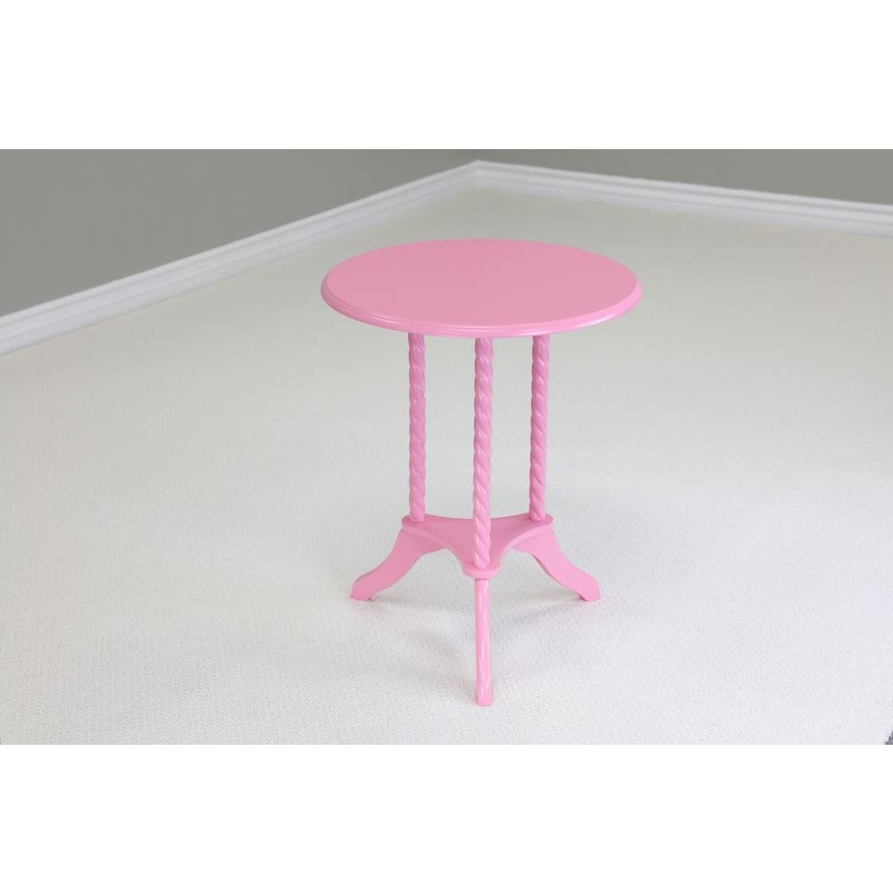 light pink end table