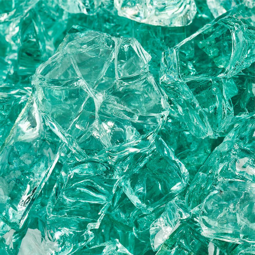 Fire Pit Essentials 10 lbs. of Irish Green 1/2 in. Fire Glass010215