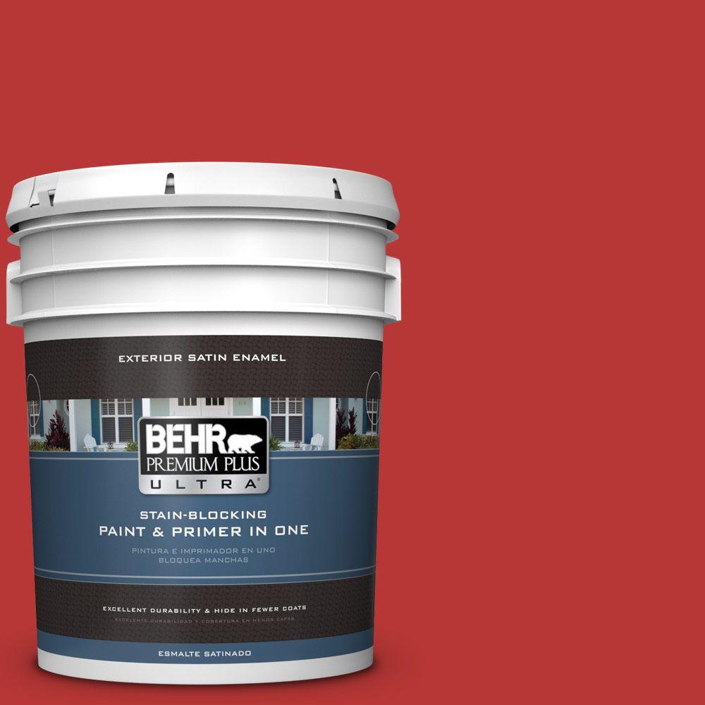BEHR Premium Plus Ultra 5gal. SG170 Licorice Stick Satin Enamel