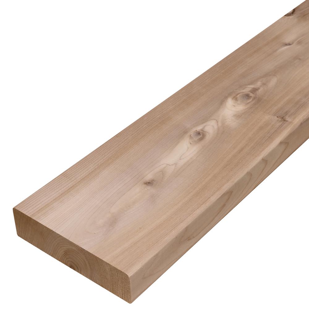 StellaJones 2 in. x 6 in. x 6 ft. Western Red Cedar Decking Board