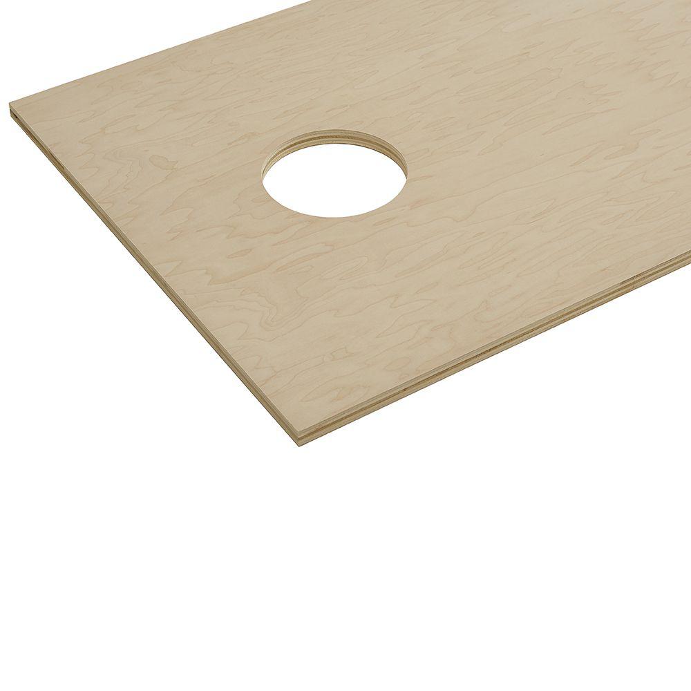 PureBond 1/2 in. x 2 ft. x 4 ft. Maple Plywood Corn Hole Board Top3554