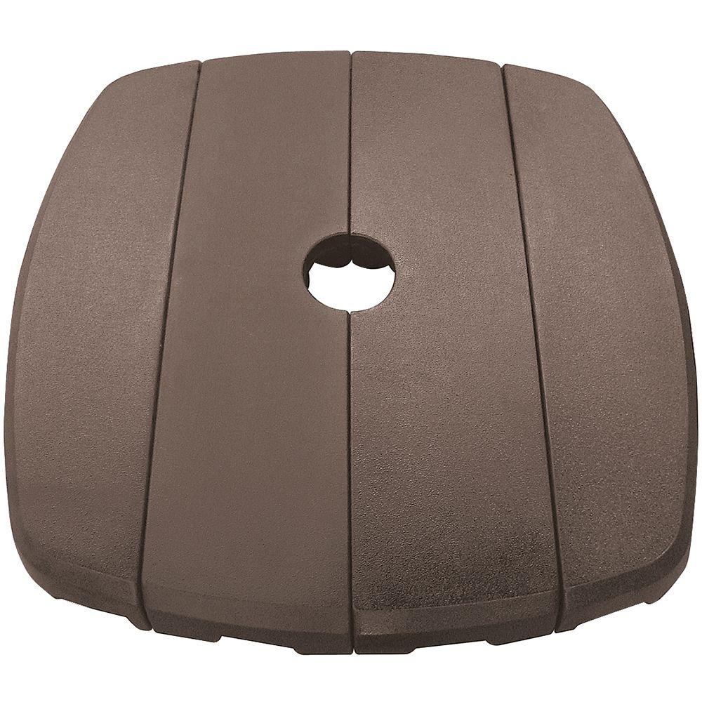 Home Decorators Collection 39 5 In W Resin Cantilever Patio Umbrella Base Weight In Bronze 8131500280 The Home Depot