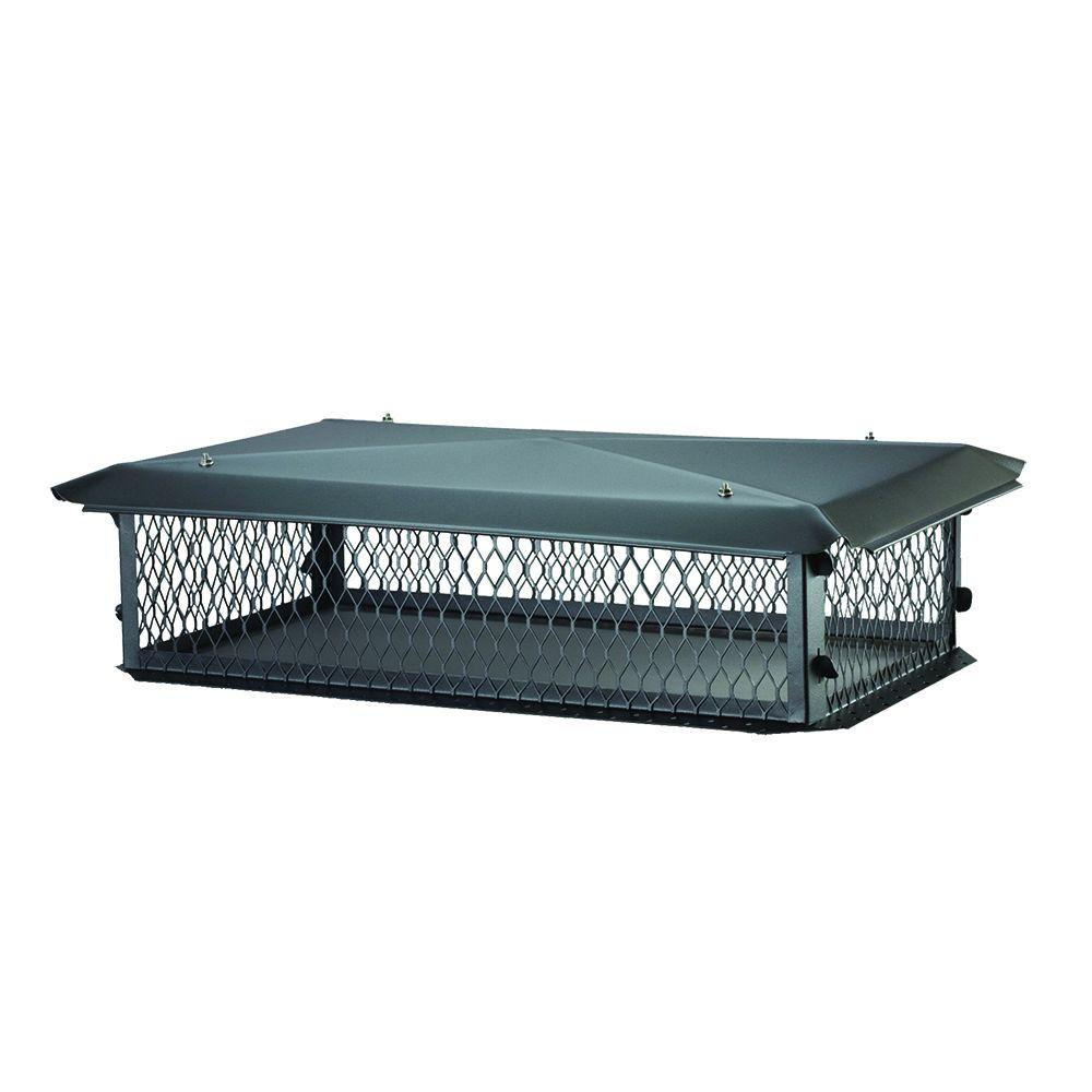 1-Pack The Forever Cap CCSC1719 17 x 19-Inch Multi Flue Stainless Steel Crown Mount Chimney Cap