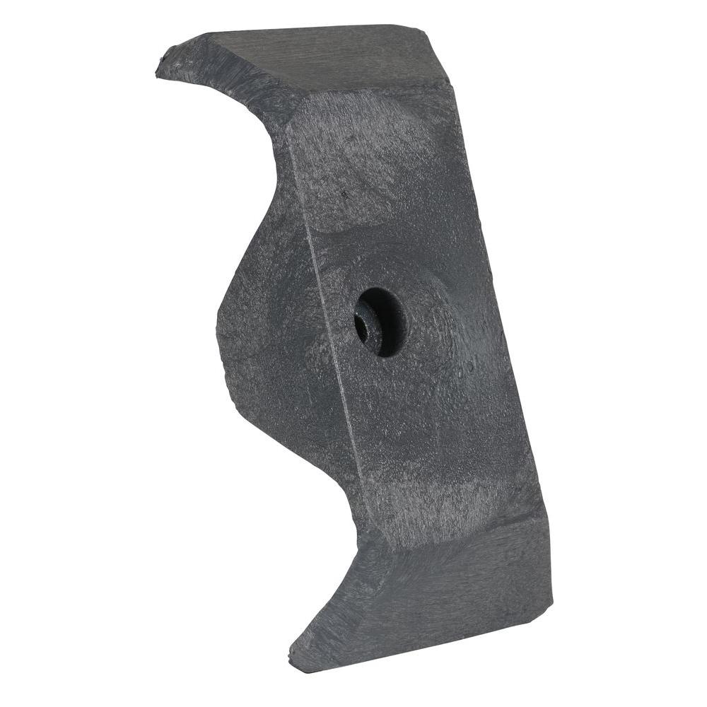 Vestil Guard Rail System Grey Plastic End CapGRCAPG The Home Depot