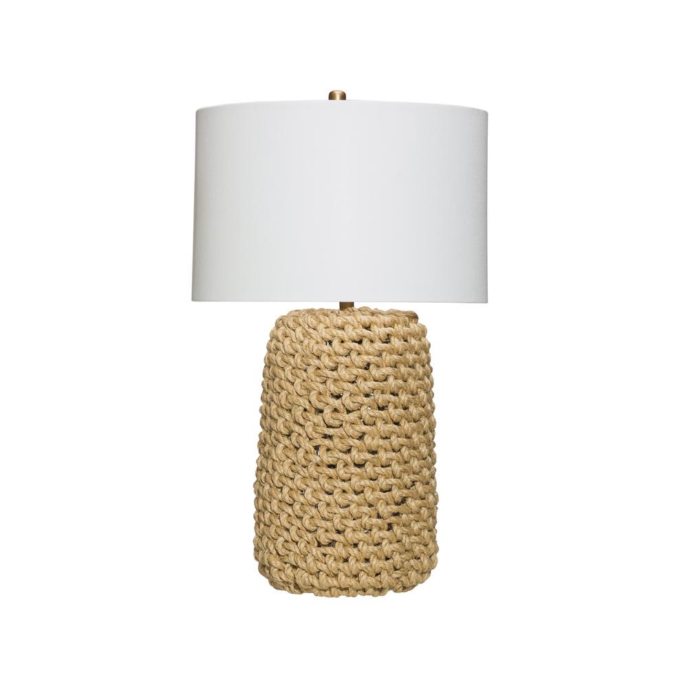 jute table lamp