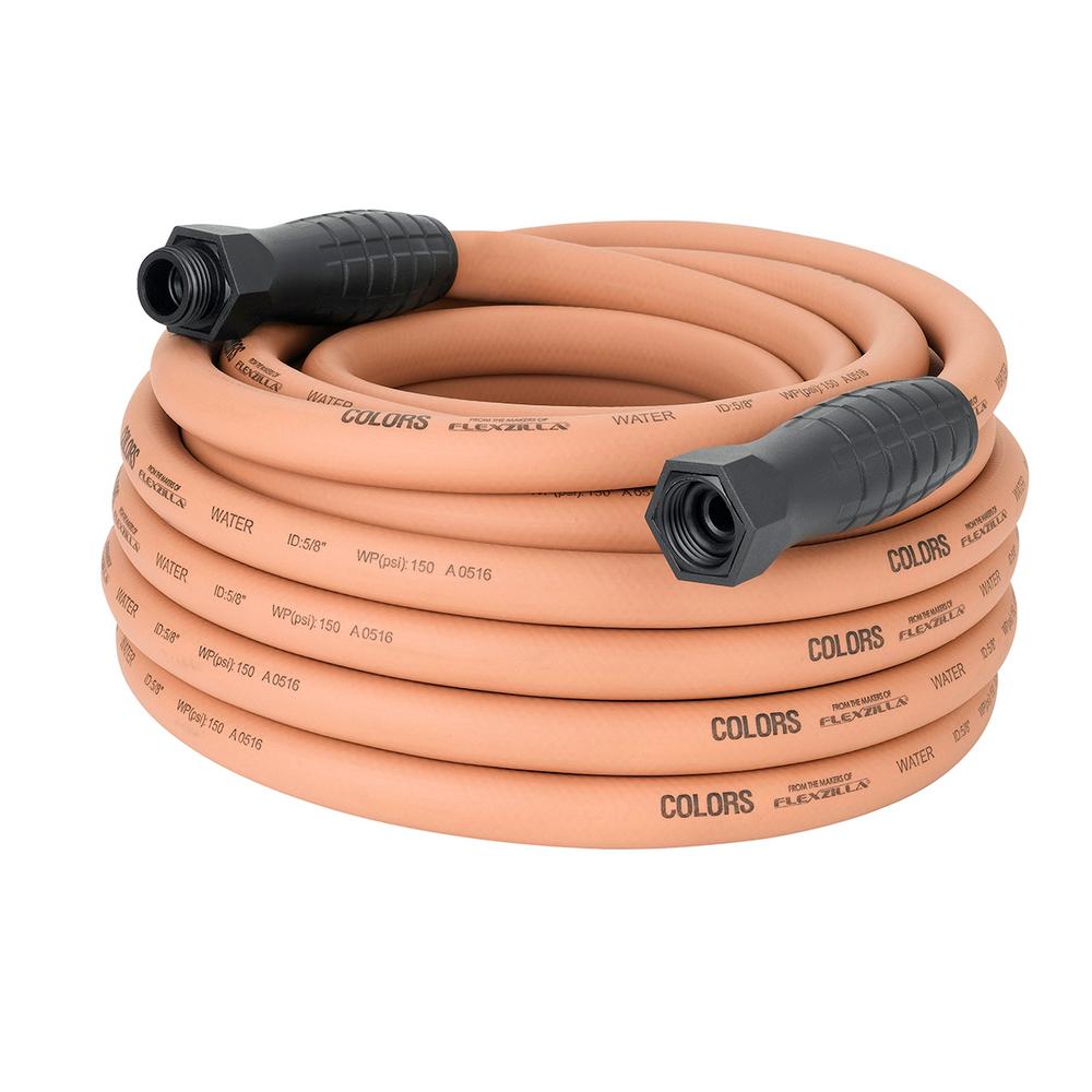 Flexzilla 5 8 In X 50 Ft 3 4 11 Ght Fittings Colors Garden Hose With Swivelgrip Connections Red Clay Hfzc550tcs The Home Depot - 150 Garden Hose 3 4 Flexzilla 5 8 In X 50 Ft 3 4 11 Ght Fittings Colors Garden Hose With Swivelgrip Connections Red Clay Hfzc550tcs The Home Depot - 150 Garden Hose 3 4