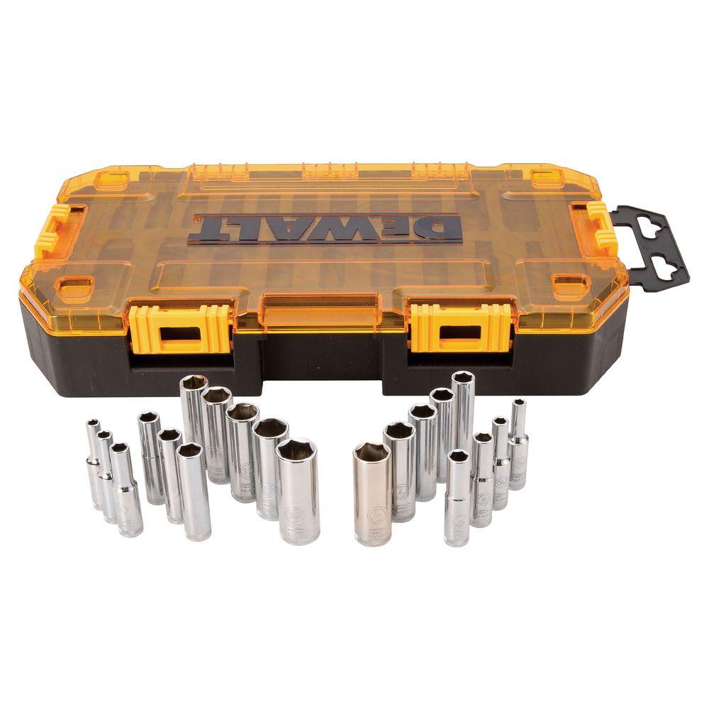 Eastman 45041 Plumber Socket Set with Bar Handle 5-Piece