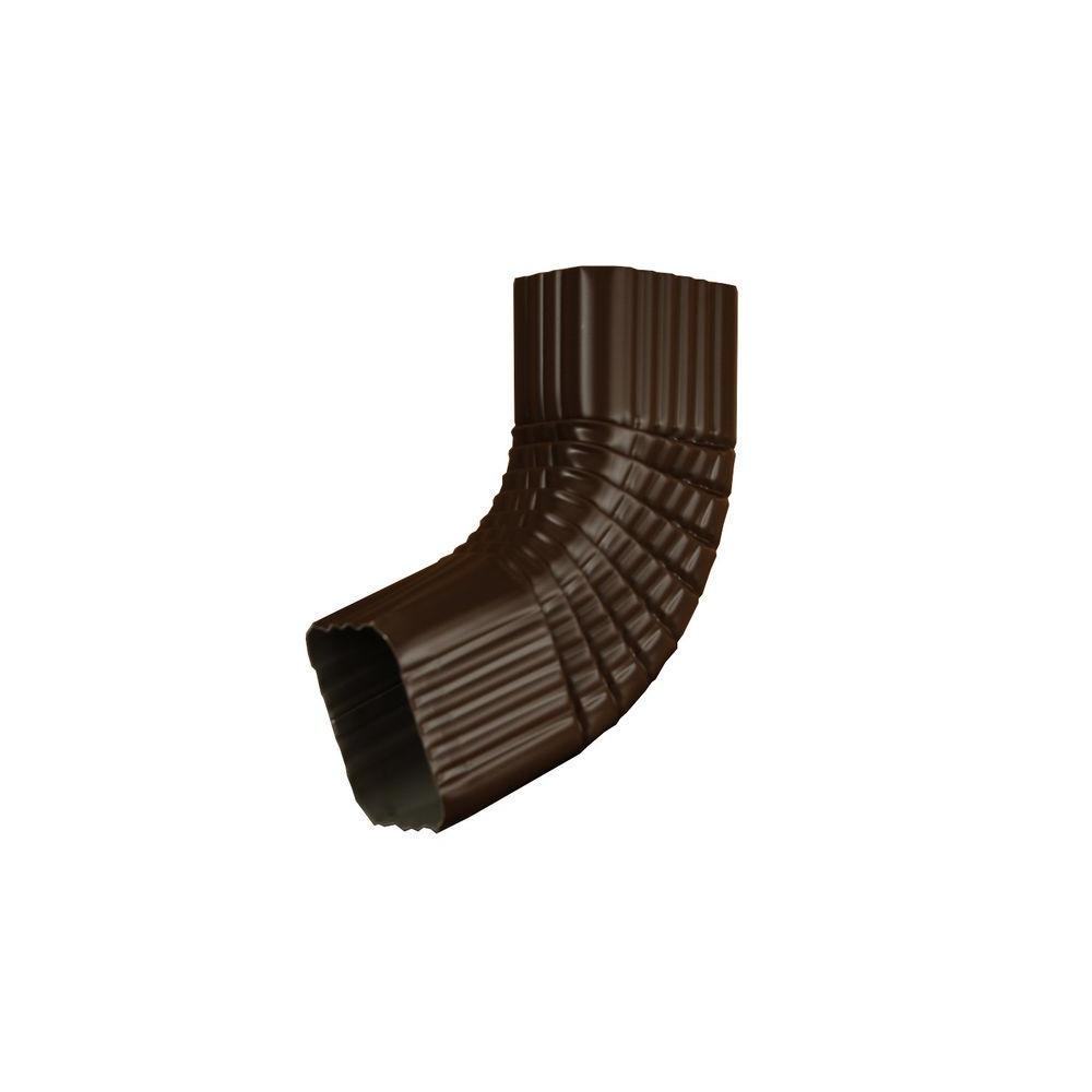 Musket Brown Downspouts Gutter Systems The Home Depot