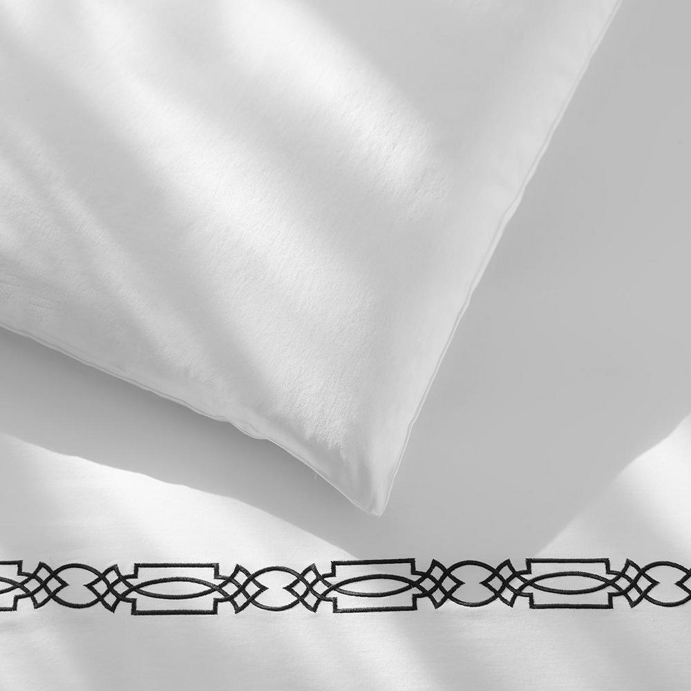 Home Decorators Collection Kennedy 3 Piece Black Embroidered
