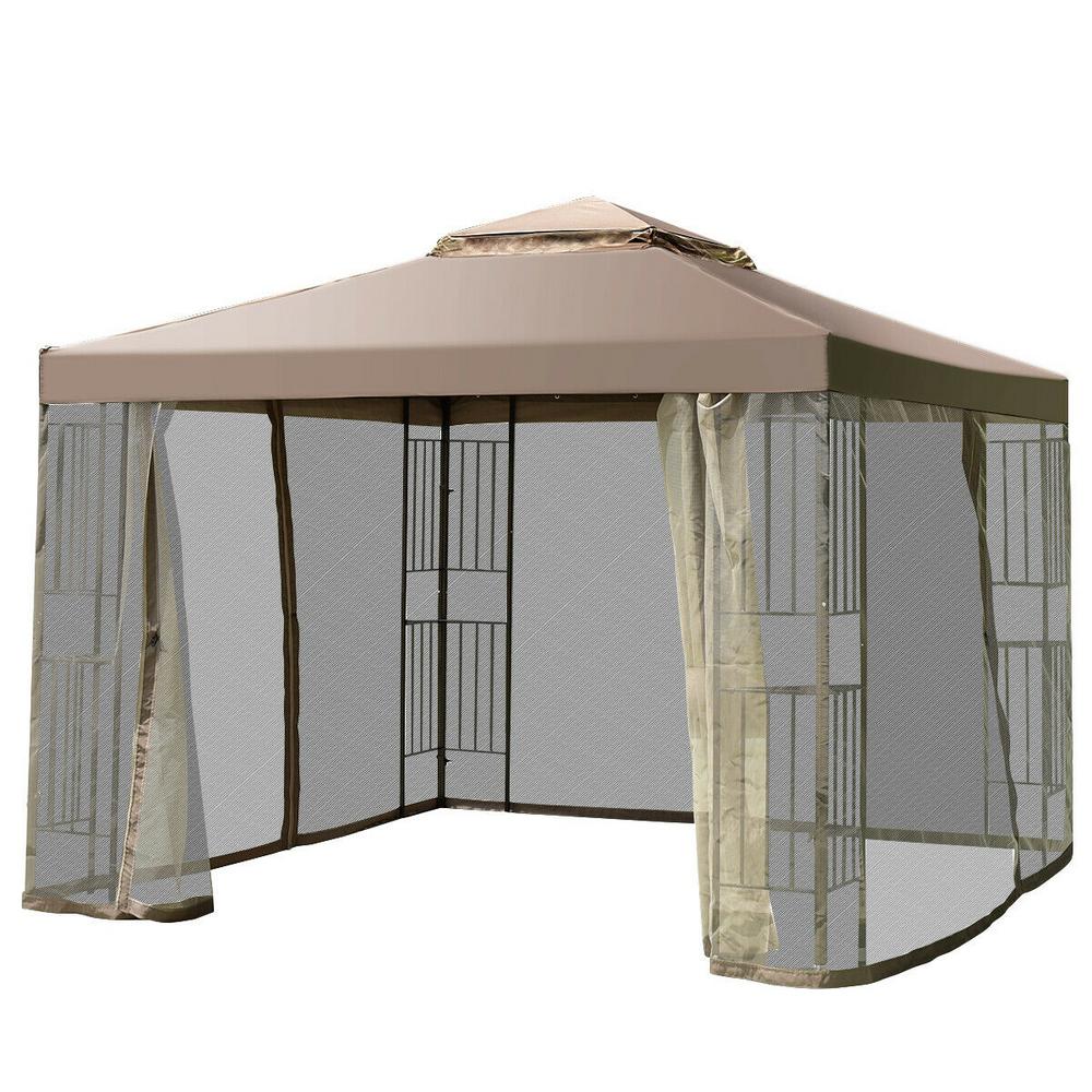 canopy tent with awning