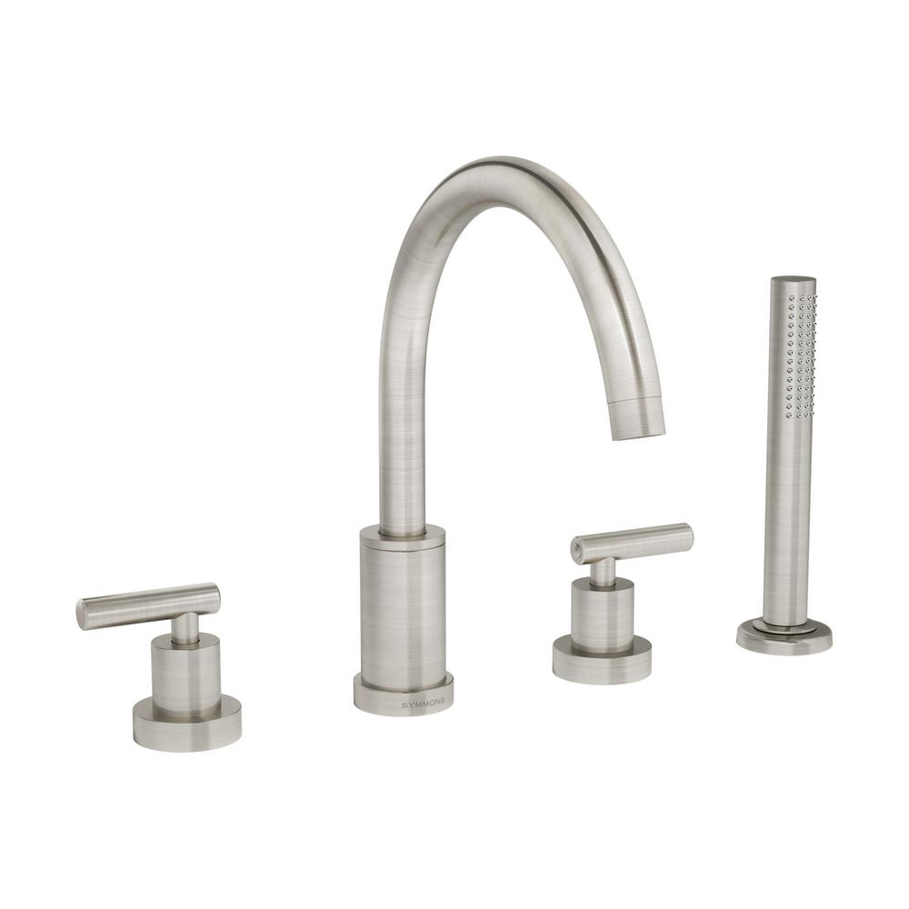 Symmons Sereno 2 Handle Deck Mount Roman Tub Faucet With Hand