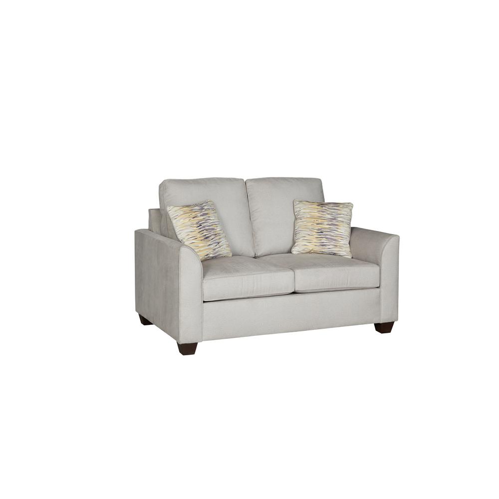 Progressive Furniture Remi Gray Upholstered Loveseat U204LS10905 The Home Depot