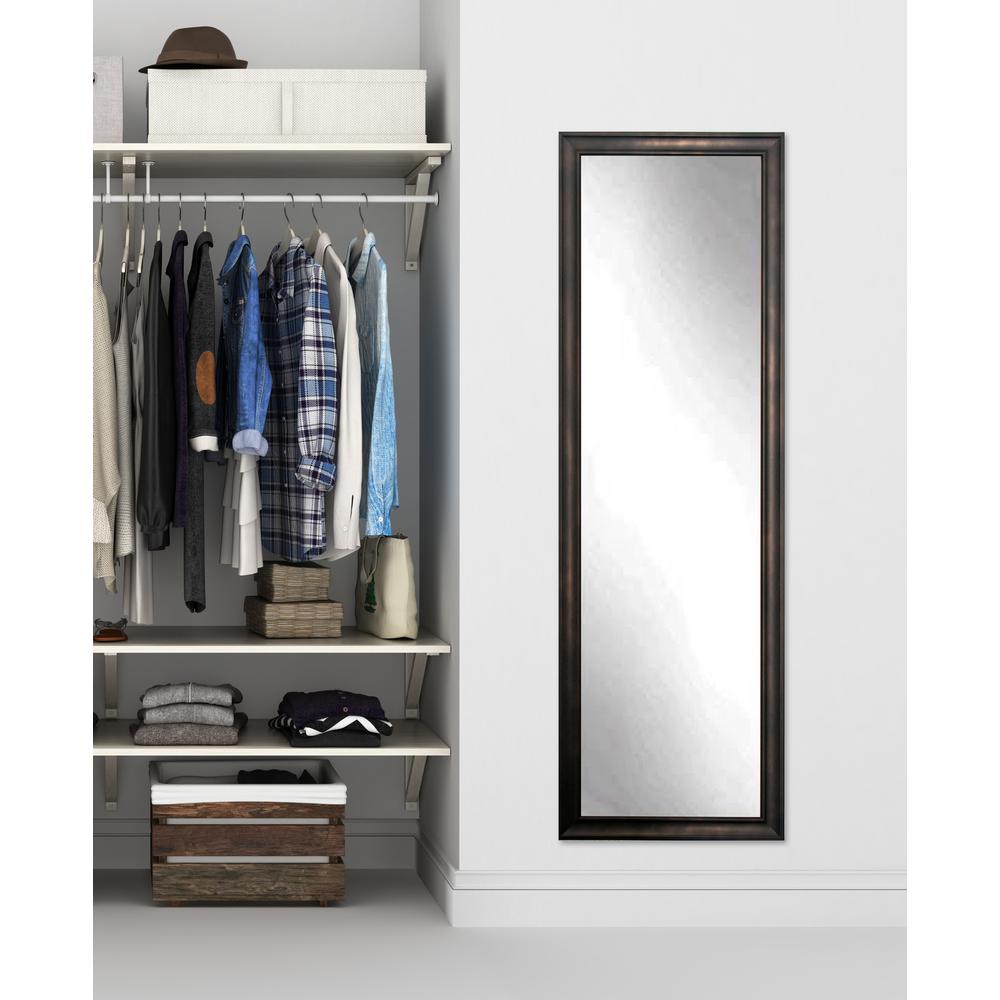 Clouded Bronze Slim Wall Mirror