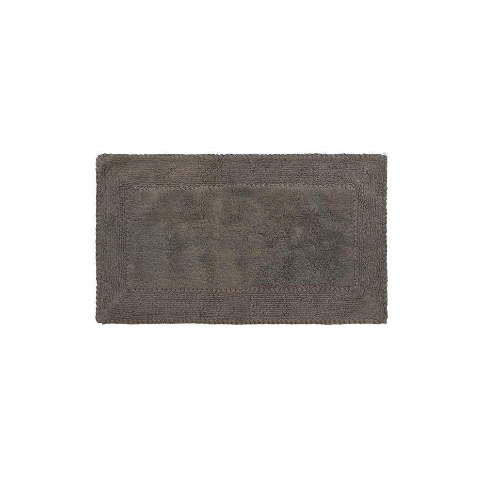 Laura Ashley 20 In X 34 Dark Gray Cotton Ruffle Bath Rug Dark Gray Cotton Ruffle Bath Rug