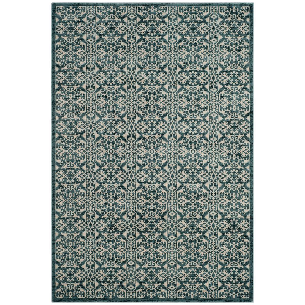 Safavieh Serenity Turquoise Cream 5 Ft X 8 Area Rug Ser215g Safavieh Serenity Turquoise Cream 5 Ft X 8 Area Rug