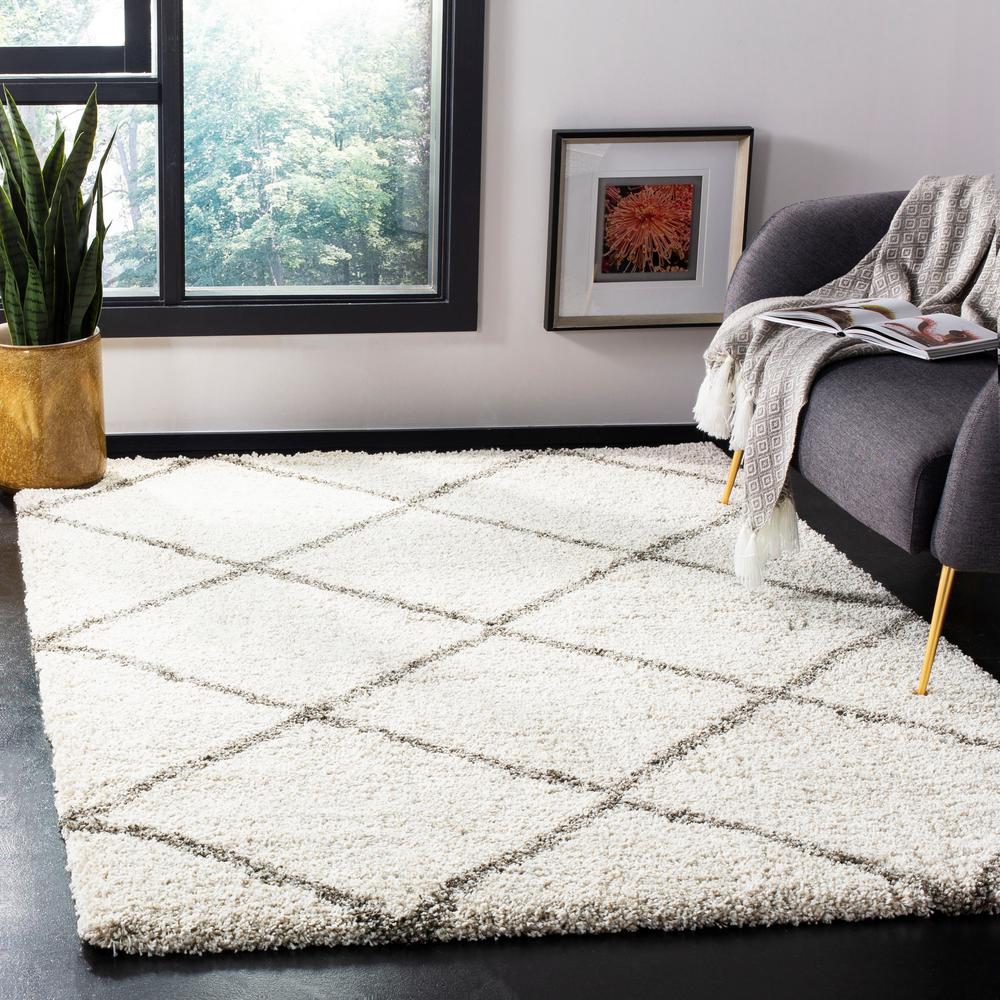 Safavieh Hudson Ivory Gray 8 Ft X 10 Area Rug