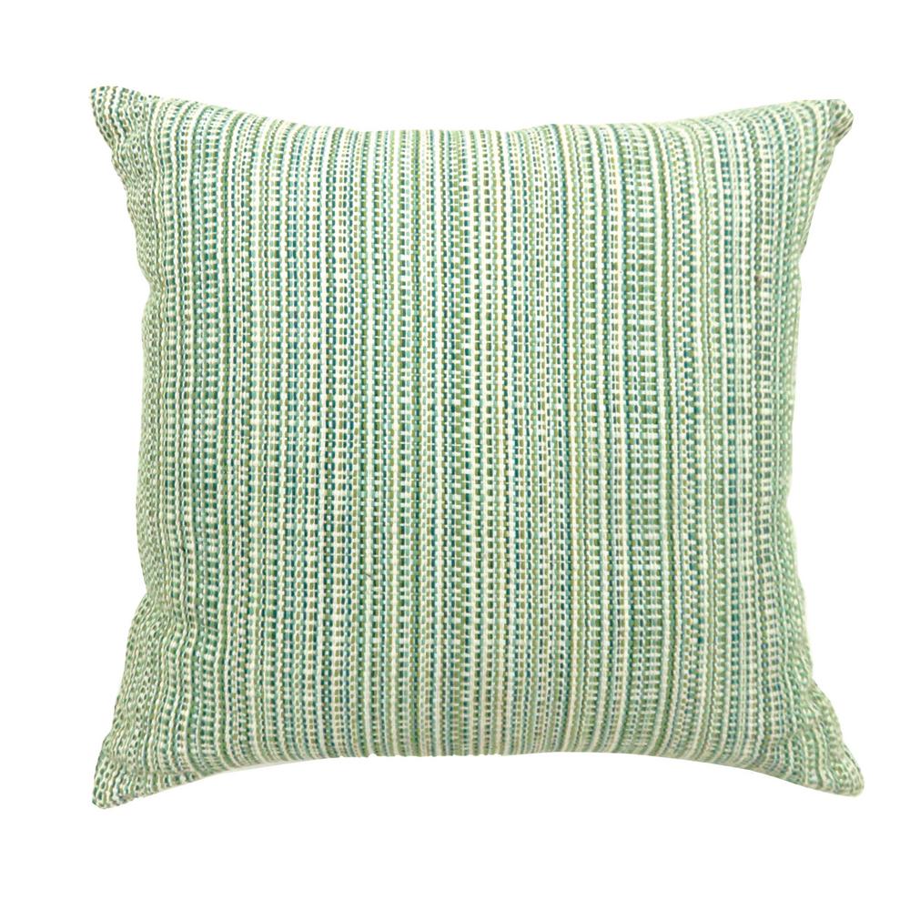 Nora Multicolored Stripes Polyester 18 In X 18 In Throw Pillow