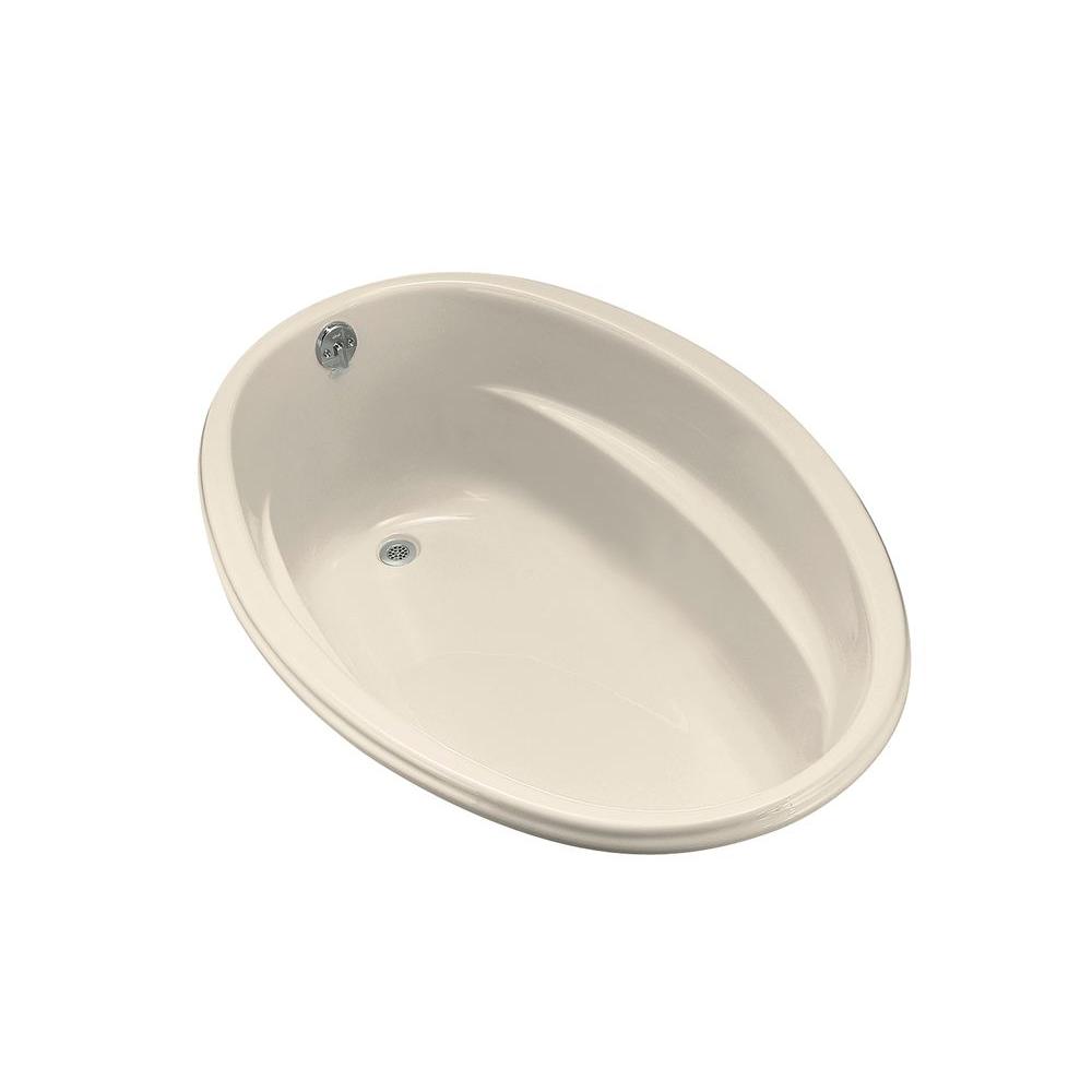 KOHLER ProFlex 5 ft. Reversible Drain Acrylic Soaking Tub in AlmondK